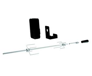 Tepro Set di spiedini universali per Funzionamento a Batteria in Acciaio Inox con 2 Fermagli, Manico e prolunga, Dimensioni ca. 92 x 10 x 12 cm