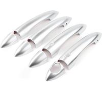 Teptal Auto Maniglia Porta Copertura per Alfa Romeo Giulia Stelvio 2017 2018 2019 2020, Elegante Durevole Finitura della Protezione Maniglia Sportello