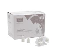 Teqler Luer-Lock - Set di 100 pezzi, colore: Bianco