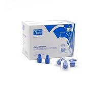 Teqler Luer-Lock - Set di 100 pezzi, colore: Blu
