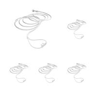 Teqler, Occhiali da ossigeno da 2,10 m per adulti con connettore standard (Confezione da 5)