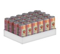 Tequiero Soda Pompelmo, Lime e Sale. Tequiero Paloma Premix. Bevanda agrumata con pompelmo rosa. Analcolico. Note fresche e floreali. Lattina da 250cl - Pack da 24 lattine.