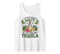 Tequila Divertente se Vuoi Essere salato Canotta