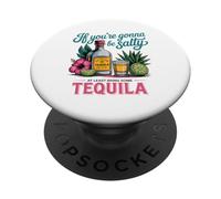 Tequila divertente se vuoi essere salato PopSockets PopGrip Adesivo