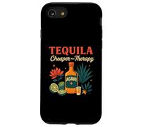 Tequila Is Cheaper Therapy Divertente bottiglia di agave con design a lime Custodia per iPhone SE (2020) / 7 / 8