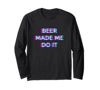Tequila Made Me Do It Funny Drinking Alcohol Party Lover Maglia a Manica