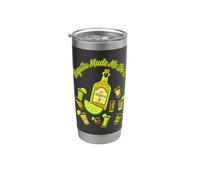Tequila Made Me Do It Funny Drinking Party Cinco De Mayo Bicchiere termico in acciaio inox doppia parete