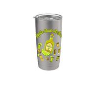 Tequila Made Me Do It Funny Drinking Party Cinco De Mayo Bicchiere termico in acciaio inox doppia parete