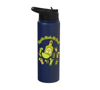 Tequila Made Me Do It Funny Drinking Party Cinco De Mayo Stainless Steel Insulated Water Bottle