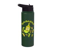 Tequila Made Me Do It Funny Drinking Party Cinco De Mayo Stainless Steel Insulated Water Bottle