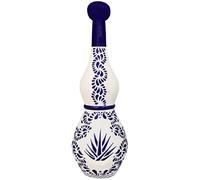Tequila Reposado Torre de Picos, 100% Agave Blu, Bottiglia in Ceramica Dipinta a Mano, 700 ml, 40% Alcol, 38x12,5 cm