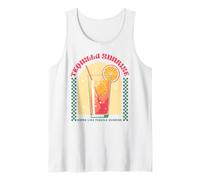 Tequila Sunrise - Camicia da Cocktail Vintage con fette di agrumi Canotta