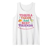 Tequila Tacos And Besties Weekend Summer Vacation Girls Trip Canotta