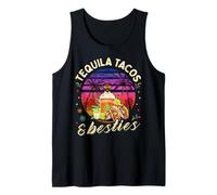 Tequila Tacos And Besties Weekend Summer Vacation Girls Trip Canotta