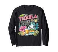 Tequila Terapia più Economica Bere Divertente Maglia a Manica