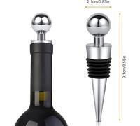 TEQY Tappo di Bottiglia, Tappo Per Champagne, Tappo Per Vino Per Bottiglie Di Vino Aperto, Tappo da Vino Tappi Sottovuoto Conservatore Di Conservazione Del Vino (Silicone)