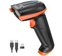 Tera 2D QR Lettore di Codici a Barre Senza Fili USB Cablato 1D 2D Wireless Barcode Scanner Codici a Barre Digitali/Stampati Funziona con Windows Mac Linux, D5100