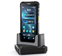 Tera Android 13 Barcode Scanner PDA: 5,5" computer portatile portatile 4 GB + 64 GB con stazione di ricarica 1D 2D QR Scanner Zebra SE4710 NFC WLAN GPS Bluetooth inventario logistica magazzino