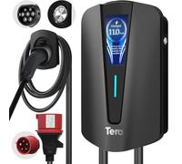 Tera Home Caricabatterie per Veicoli Elettrici Tipo 2 CE con Supporto per Cavo, Cavo di Ricarica in Rame Puro, Stazione di Ricarica EV Fino a 16A 440V, Facile Installazione Modello Q8
