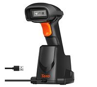 Tera Pro 1MP-Fotocamera Lettore di Codici a Barre Bluetooth Barcode Scanner 2D QR 1D ad Alta Velocità di Scansione Wireless 2.4G e Bluetooth con Stazione di Ricarica, HW0007