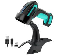 Tera Pro lettore di codici a barre Bluetooth 2D lettore di codici QR wireless, 2500 mAh batterie incorporate estrema resistenza alle cadute pesanti, 8100 BU