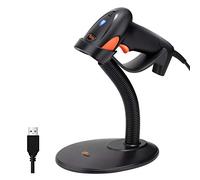 Tera Pro Serie Barcode Scanner 1D Laser USB Cablato con Smart Stand Laser Handheld Lettore di Codici a Barre Super Veloce Preciso Scansione Plug and Play per Codice a Barre Ultra Lungo, 6900
