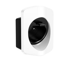 Tera Supporto EV per Connettore Tipo 2, Staffa da Parete & Porta-Cavo per Cavi di Ricarica Fino a 7 m, Materiale Robusto e Resistente alle Intemperie, Accessorio Organizer Bianco