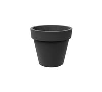 Tera Vaso grande in resina STANDARD ONE, vaso per esterno ed interno, tecnica rotazionale, vasi per piante e alberi, resistente ai raggi uv, resistente al gelo, (ANTRACITE, 60 CM)