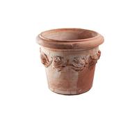 Teramico Vaso per fiori in terracotta italiana, assolutamente resistente al gelo (Limoni, 48 cm)