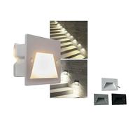 Teramo led Segnapasso LED 3W IP65 da Incasso Compatibile Scatola 503 Grigio 6400K