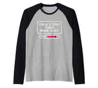 Terapeuta Gamer Controller emotivo Gamer Salute mentale Divertimento Maglia con Maniche Raglan