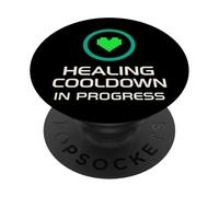 Terapeuta Gamer Controller emotivo Gamer Salute mentale Divertimento PopSockets PopGrip Adesivo