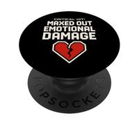 Terapeuta Gamer Controller emotivo Gamer Salute mentale Divertimento PopSockets PopGrip Adesivo