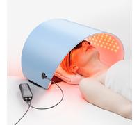 Terapia a Luce Rossa per il Viso, Approvata dalla FDA, Maschera LED con 4 Modalità, Luce Blu, Rossa e Infrarossa, Dispositivo PDT per Cura Professionale di Viso e Corpo