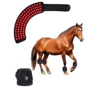 Terapia a Luce Rossa per lo Zoccolo dei Cavalli, Portatile Indossabile | Tappetino per terapia con luce rossa LED regolabile 660nm/850nm per il sollievo dal dolore al garretto