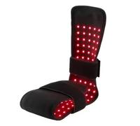 Terapia della luce a infrarossi per piedi, scarpa per terapia a luce rossa con luce LED, 6 modalità EMS, cintura di trattamento a doppio effetto, timer 0-30 minuti, temperatura regolabile per corpo,