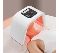 Terapia della luce con maschera facciale a LED con 7 onde di luce nano, luci rosse blu verdi per la riduzione delle rughe, lo sbiancamento della pelle e