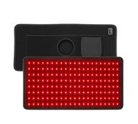 Terapia della luce rossa per corpo con stent, 57 x 24 cm, cuscinetto per terapia a luce rossa con fascia per cintura, 168 LED 2 in 1 (660 nm e 850 nm), timer regolabile e intensità regalo per donne e