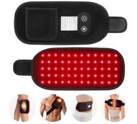 Terapia della luce rossa, terapia della luce rossa per il corpo, terapia della luce a infrarossi per alleviare il dolore muscolare della spalla, vita, cuscinetti riscaldanti a infrarossi, fascia per