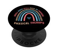Terapia fisica Terapista PT I piccoli passi ci fanno PopSockets PopGrip Adesivo
