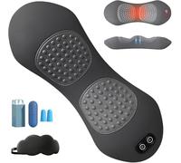 Terapia For La Schiena 3 In 1, Barella Portatile For Schienali Domestici Con Trazione, Vibrazione E Calore Adatta For Collo, Spalle E Schiena(Wireless-black)