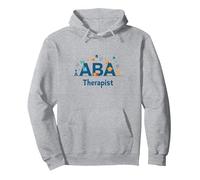 Terapista ABA: responsabilizzare i Professionisti del Supporto all'autismo Felpa con Cappuccio, Unisex per Adulti, Grigio Melange, L