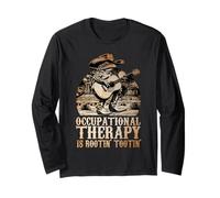 Terapista Occupazionale Rootin Tootin OT Giorno OTA Rana Maglia a Manica