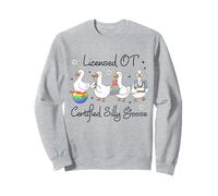 Terapista occupazionale Silly-Goose Certificato OT con Licenza Felpa