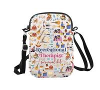 Terapista ricreativo Regalo di laurea Terapia Ricreativa Mese RT Regalo Terapista Ricreativo Kit di Sopravvivenza Borsa Trucco, Terapista ricreativo Cr Eu, Borsa cosmetica con stampa