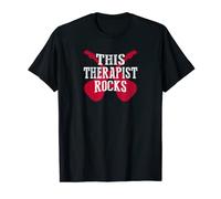 Terapista Rocks Psicologia Counselor Case Manager T-Shirt Maglietta