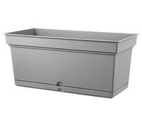 TeraPlast Fioriera Aqua 98 H 43,5 Cm 98 x 47 Cm Grigio Nebbia Resina