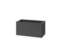 TeraPlast Cassa Schio Maxi Antracite Resina Fioriera 80 cm