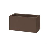 TeraPlast Cassa Schio Maxi Bronzo 80 cm Resina Outdoor