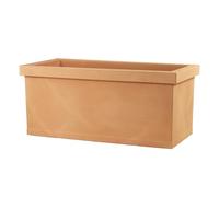 Teraplast Cassetta Liscia 80cm Fioriera, Plastica 100%, Terracotta, 80 cm
